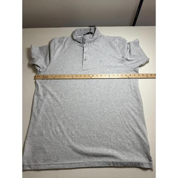 NWT TravisMathew Drastic Measures Mens Golf Polo Gray XXL - Picture 6 of 7